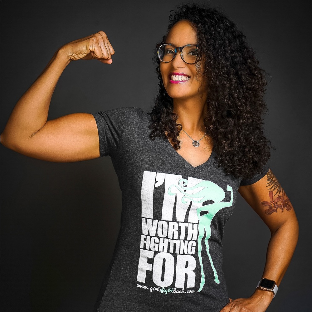 I’m Worth Fighting For t-shirt by Girls Fight Back
